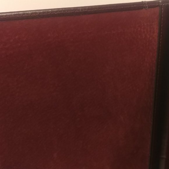 DeBon Leather Velvet Touch Hide USA Made Portfolio Organizer Brief Case Folder - Picture 5 of 6